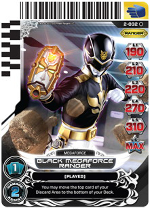 Black Megaforce Ranger 032